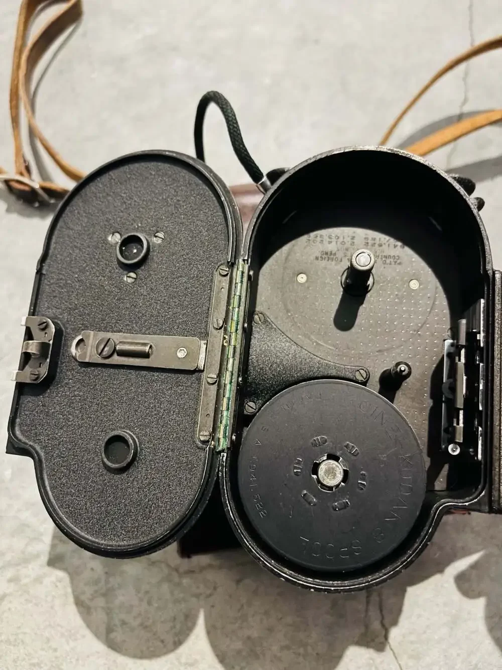 Vintage Bell & Howell Filmo Sportster 8mm Movie Camera with Leather Case